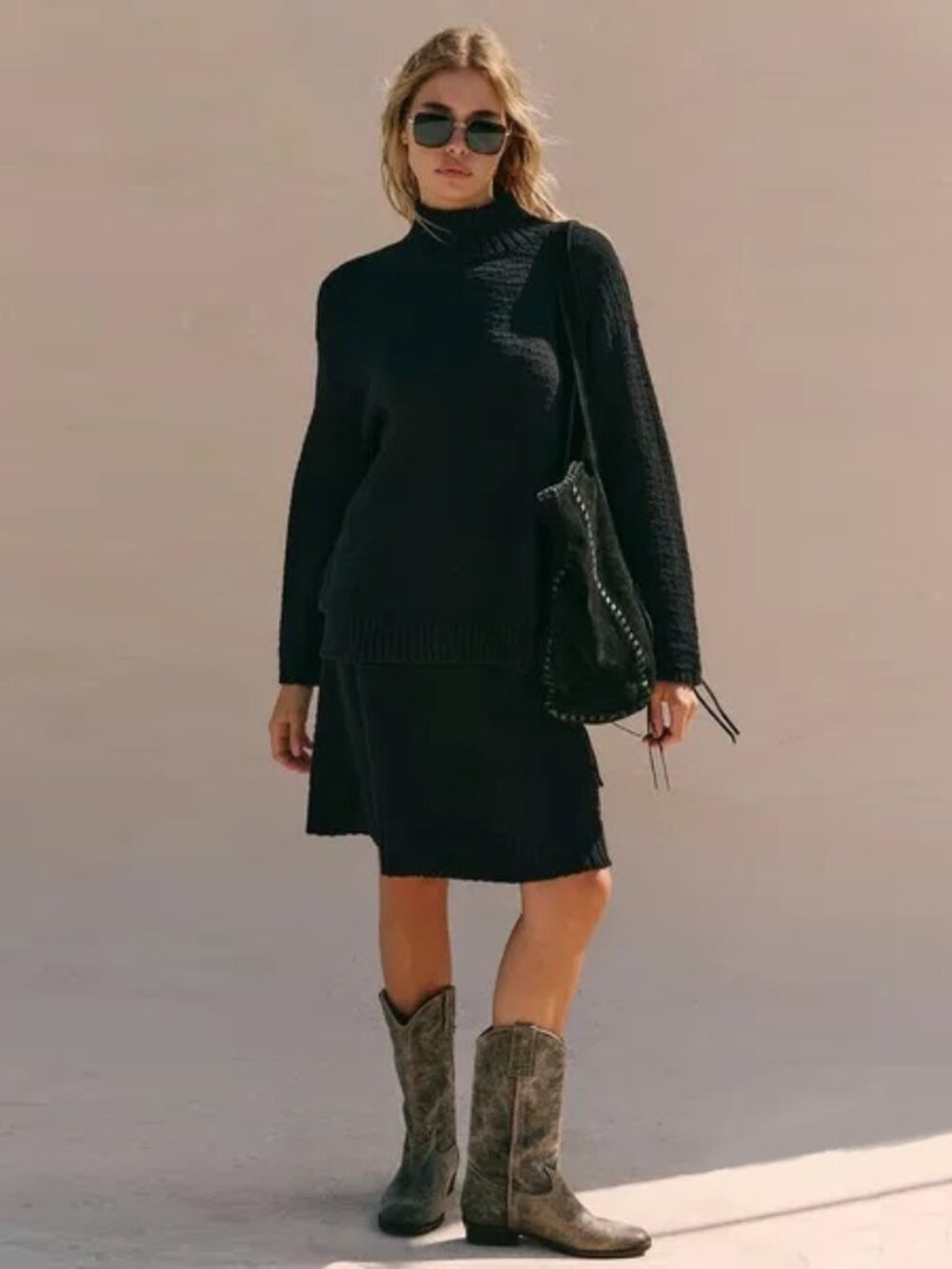 Free People Asher Sweater Skirt Set NWOT